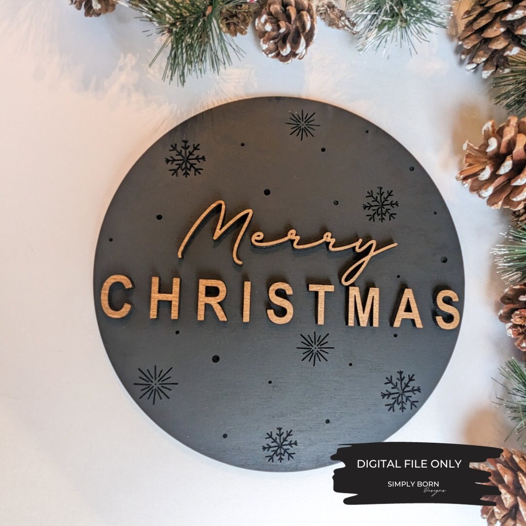 Merry Christmas Sign SVG