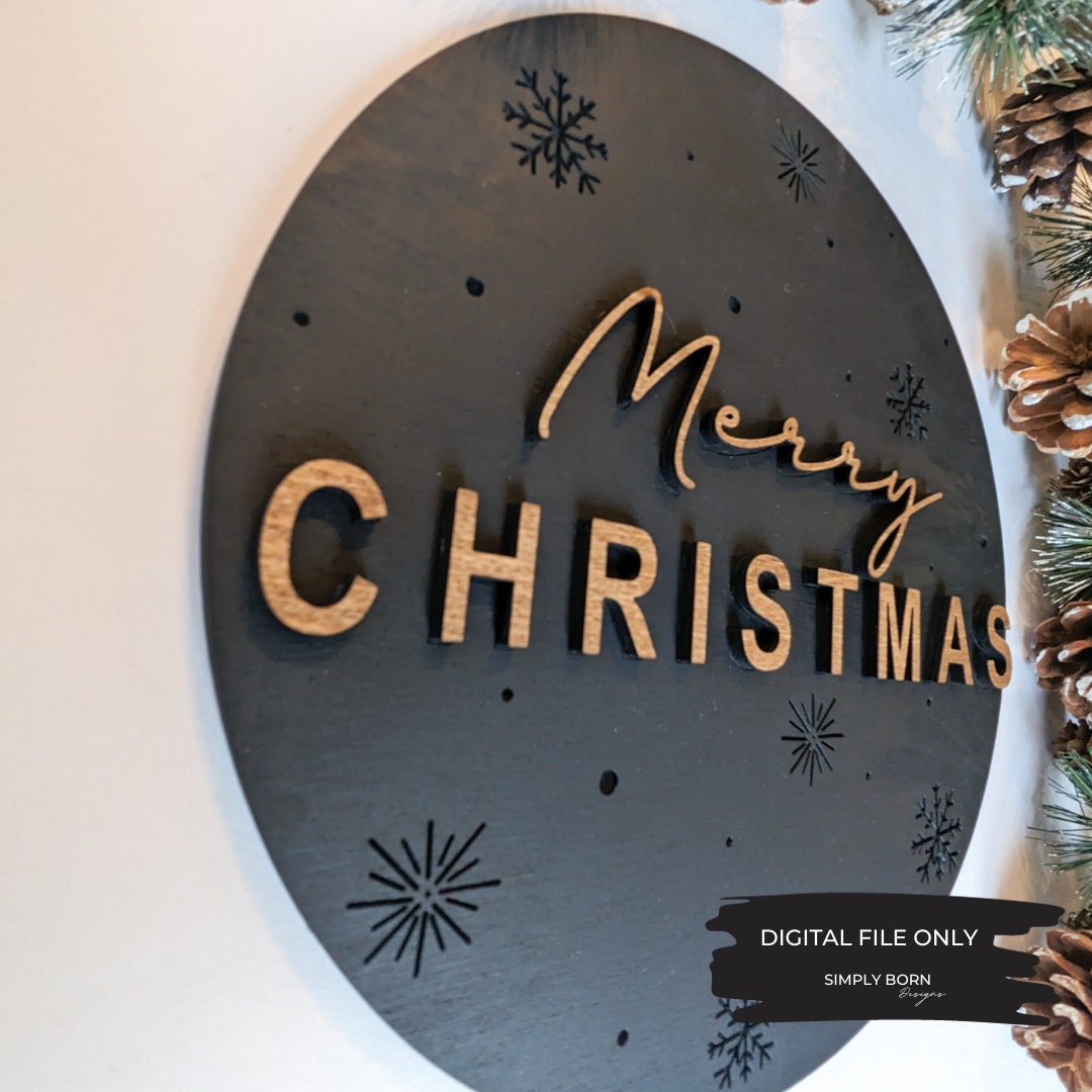 Merry Christmas Sign SVG