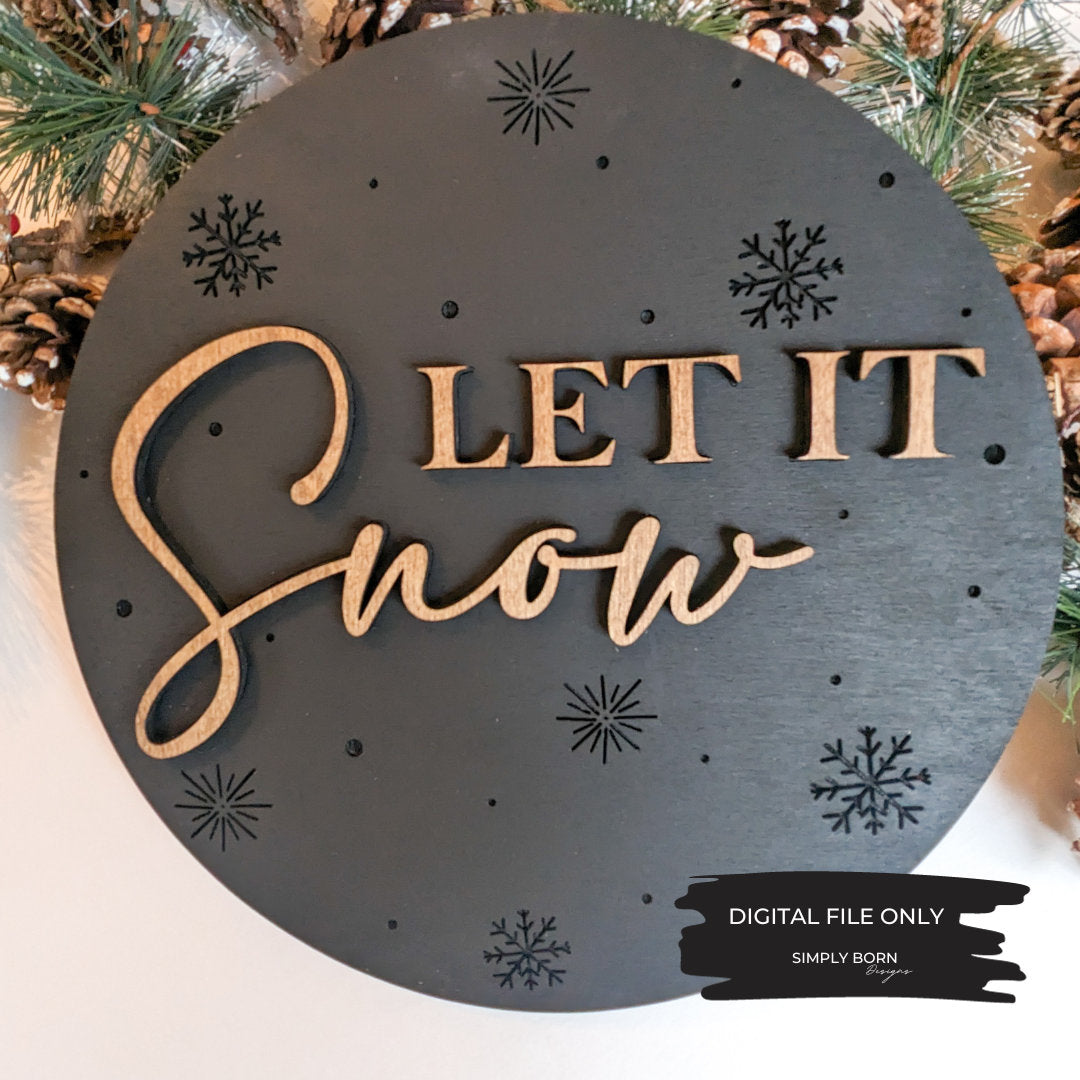 Let it Snow SVG