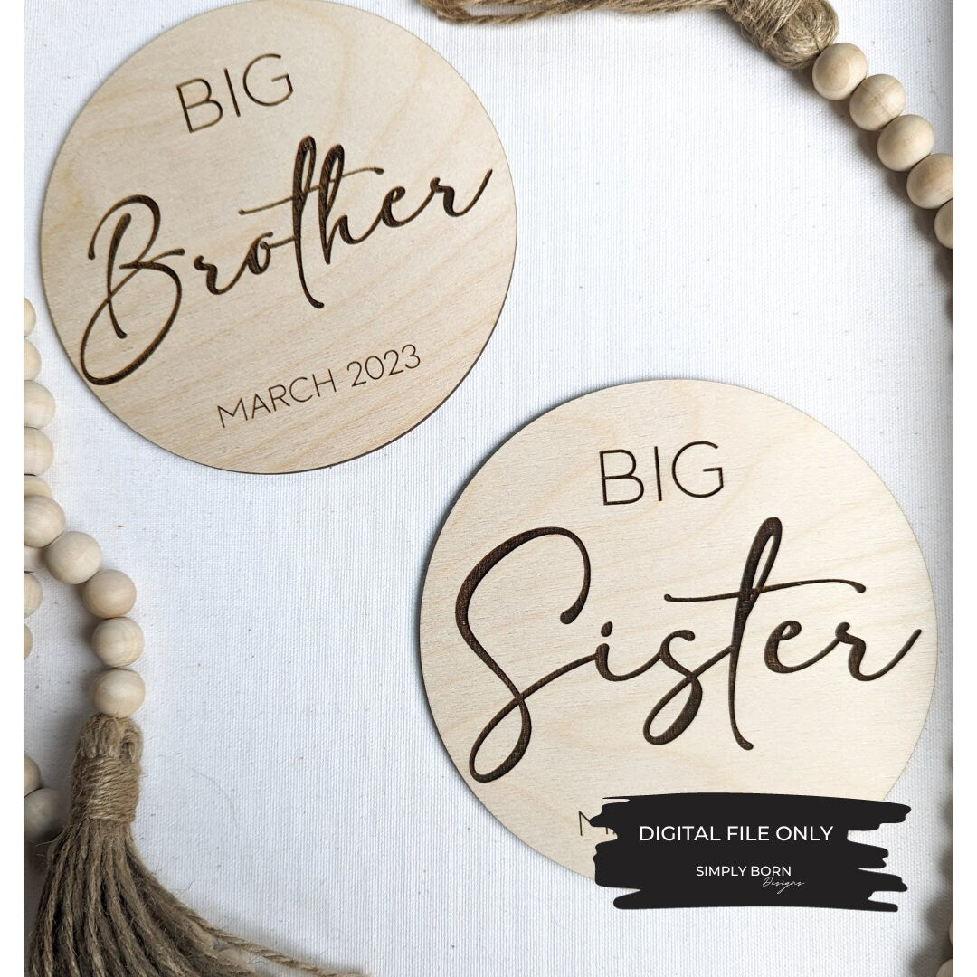 Big Sister/ Big Brother SVG