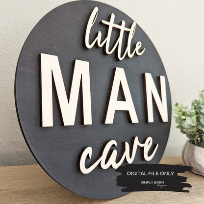 Little Man Cave SVG