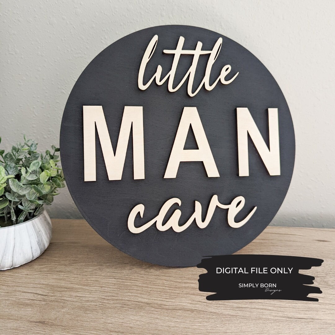 Little Man Cave SVG