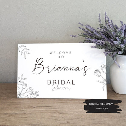 Bridal Shower Welcome Sign SVG