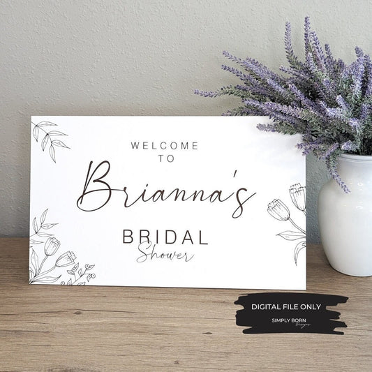 Bridal Shower Welcome Sign SVG