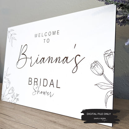 Bridal Shower Welcome Sign SVG