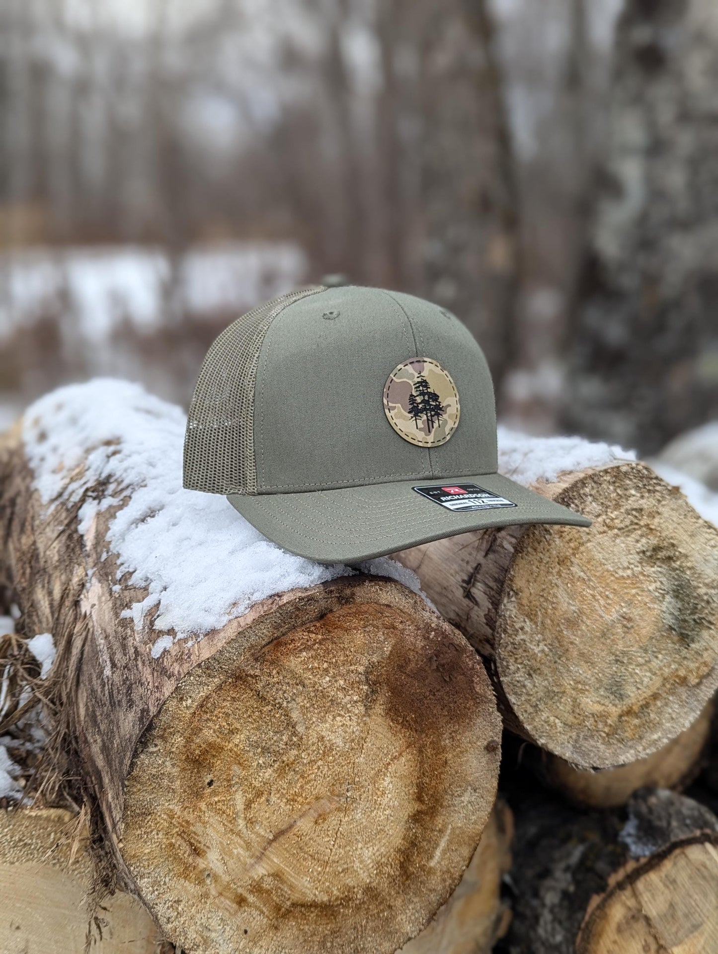 Pine Tree Camo Patch Hat