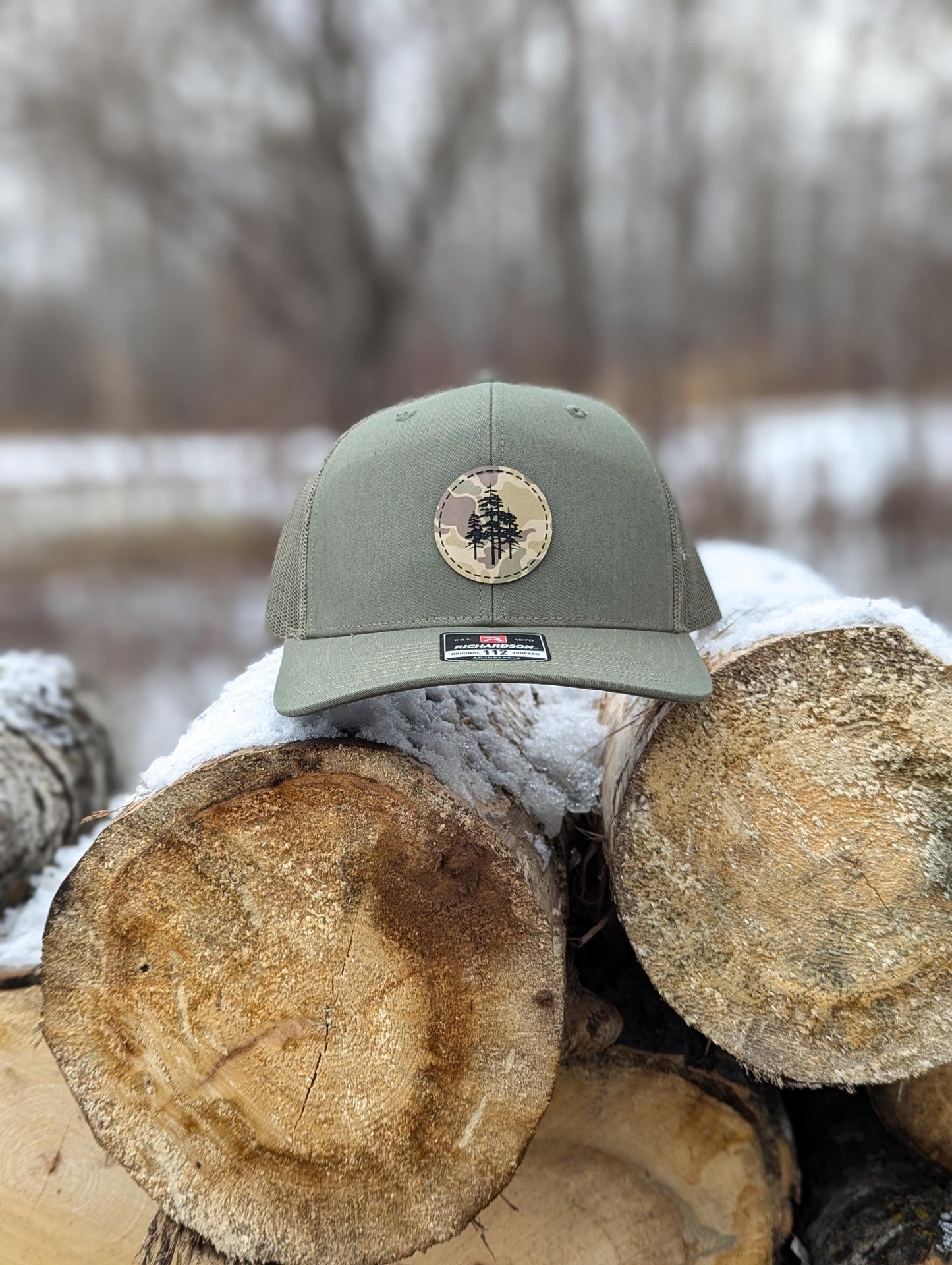 Pine Tree Camo Patch Hat