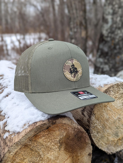 Pine Tree Camo Patch Hat