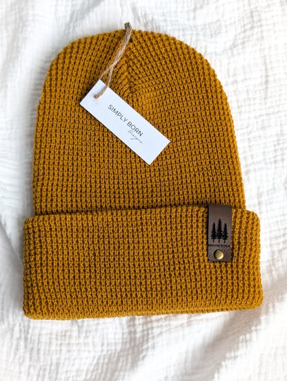 Minnesota Pine Tree Waffle Knit Beanie