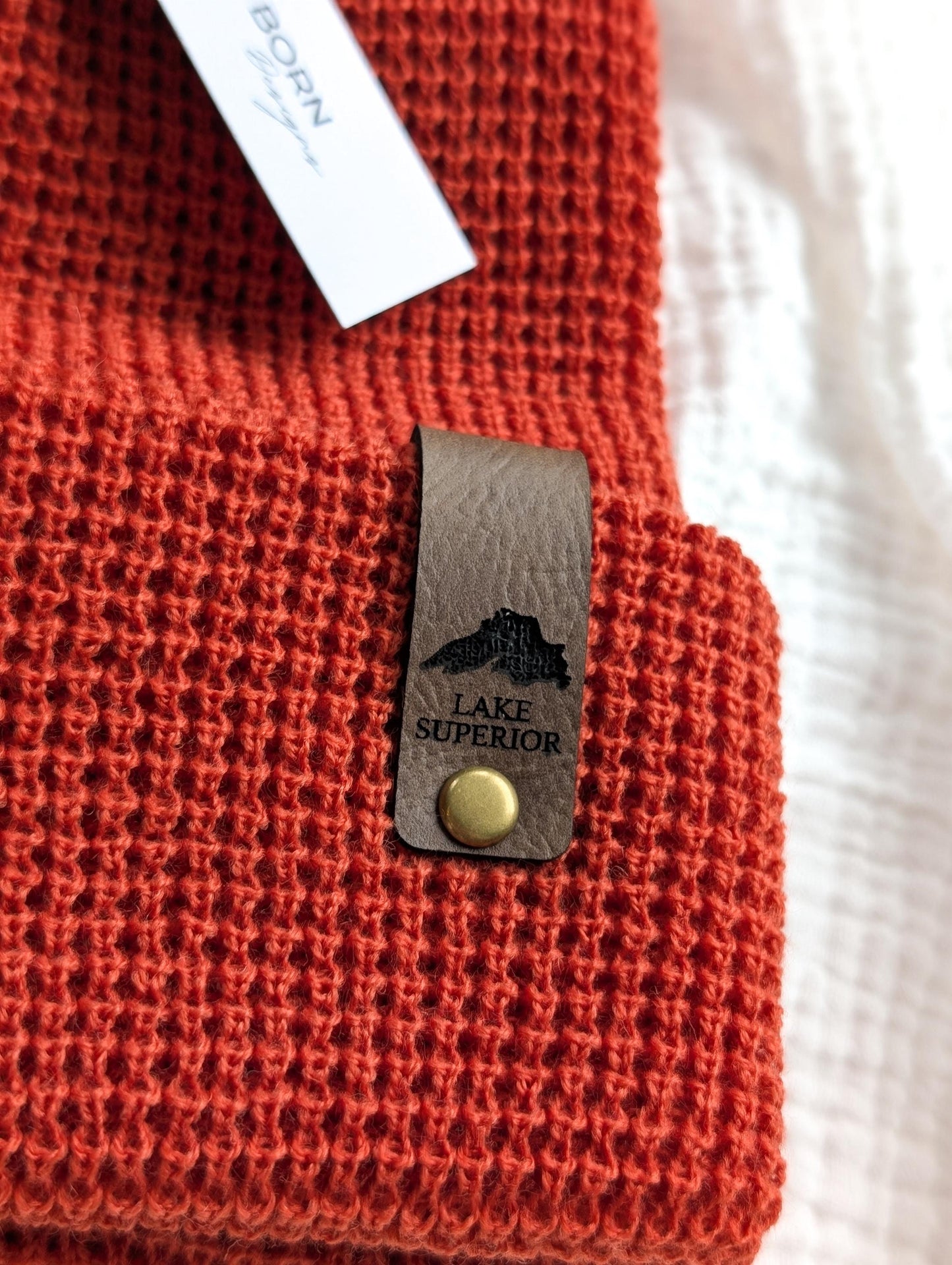 Lake Superior Waffle Knit Beanie