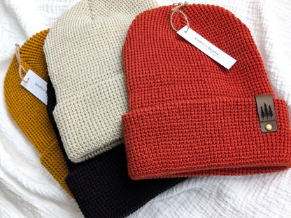 Minnesota Pine Tree Waffle Knit Beanie