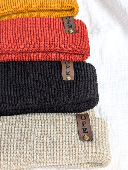Ope Waffle Knit Beanie