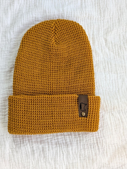 Minnesota State Tree Waffle Knit Beanie